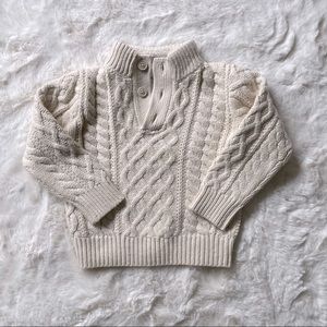 EUC baby Gap cream sweater, 4 years toddler